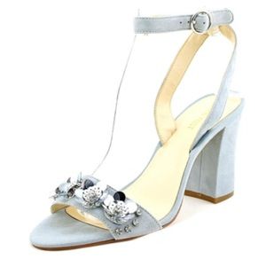 Size 8 BNIB NINE WEST Balada Suede Heeled Sandals